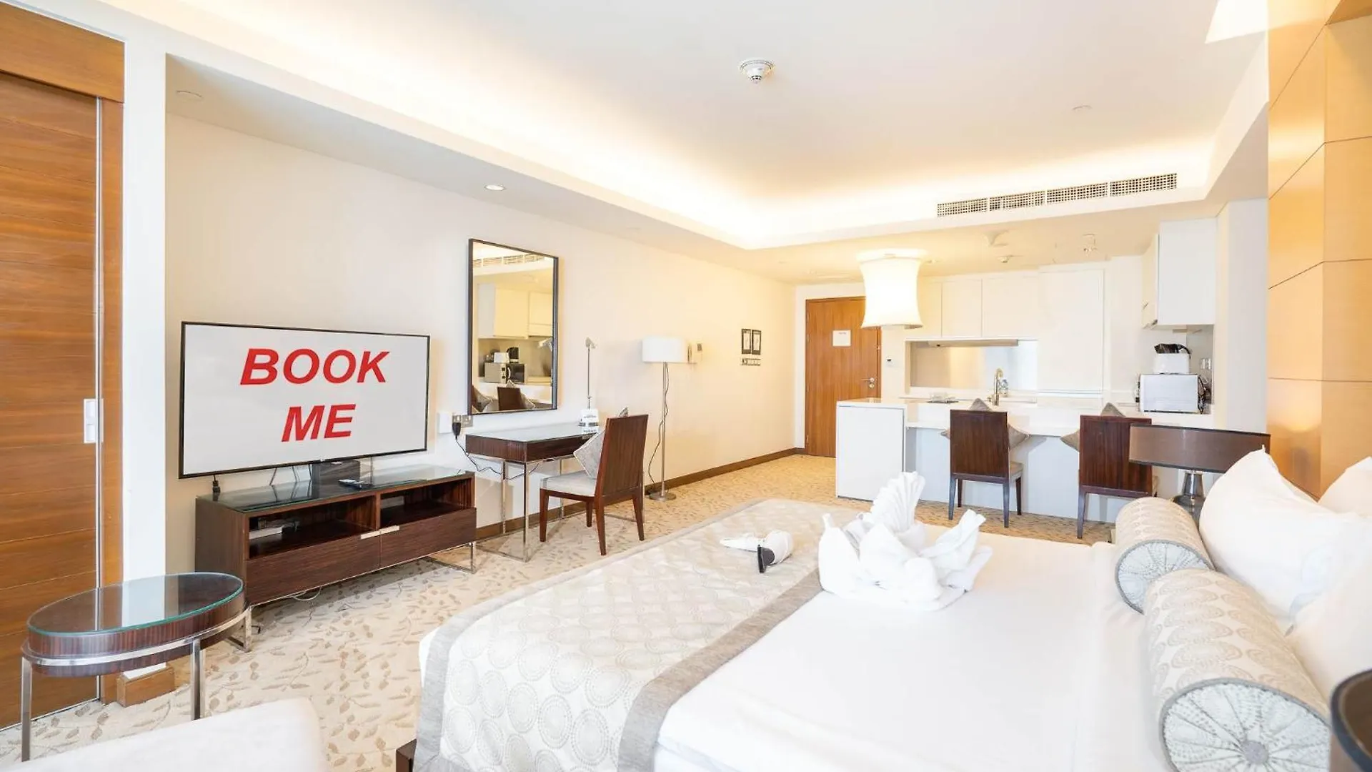 Elegant Studio Apartment For 2 At The Address Dubai Mall