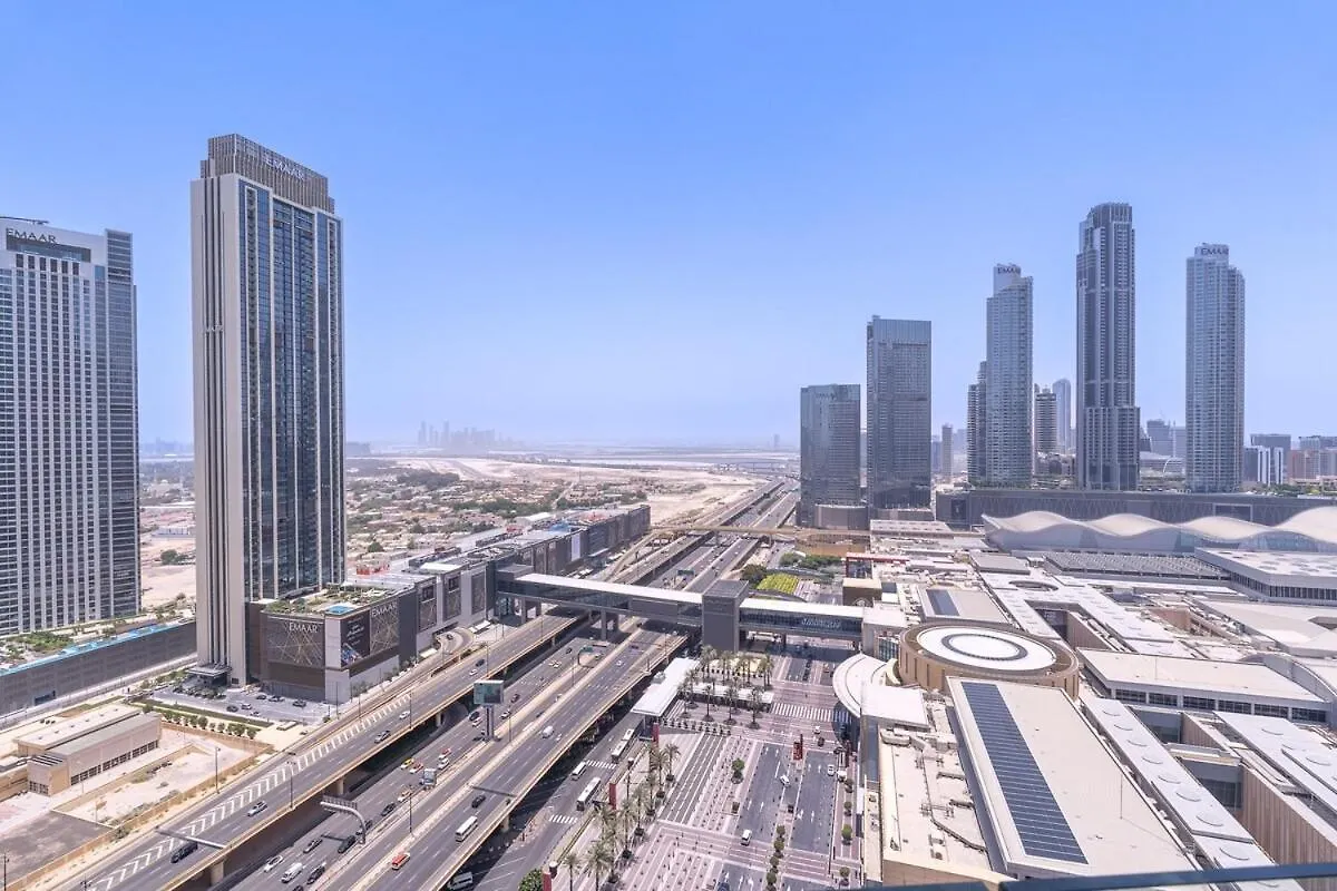 Elegant Studio Apartment For 2 At The Address Dubai Mall 0*,