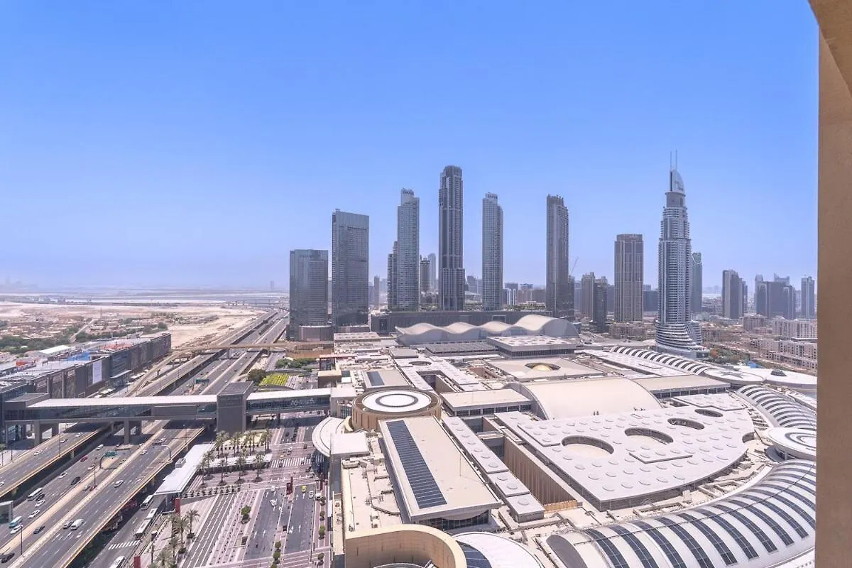 Elegant Studio Apartment For 2 At The Address Dubai Mall